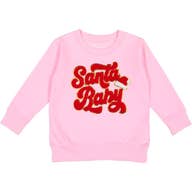 Santa Baby Patch Christmas Sweatshirt