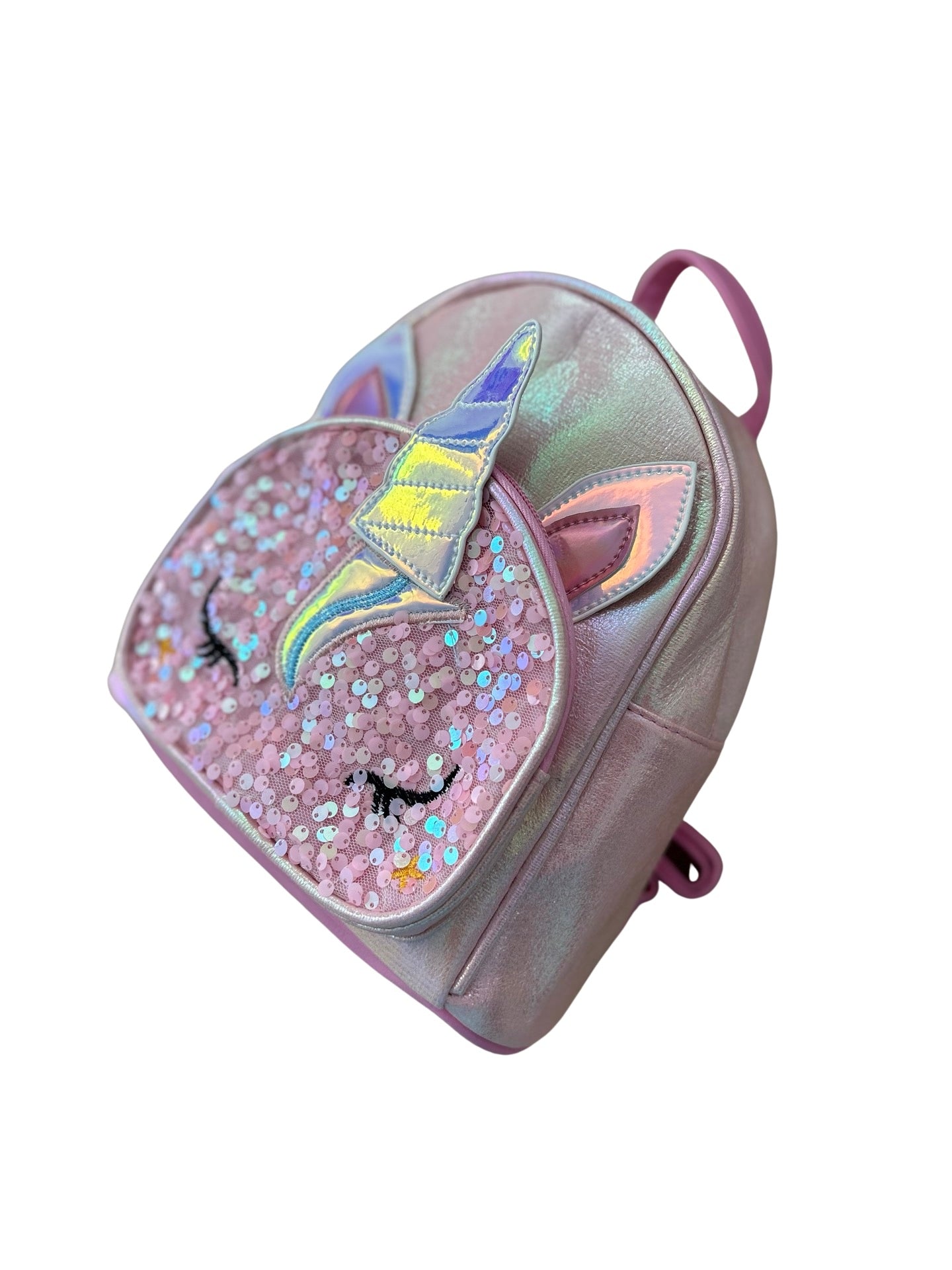 Justice sequin 2024 unicorn backpack