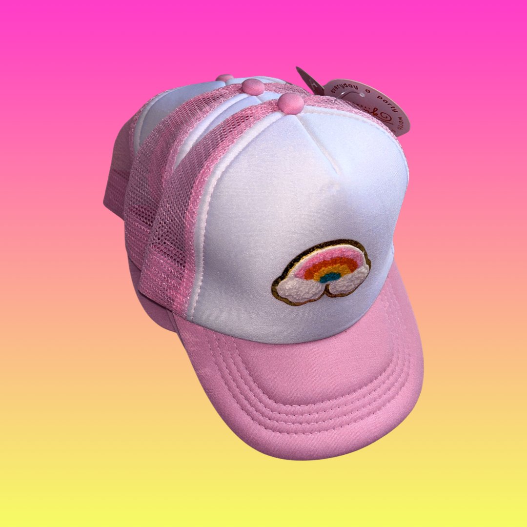 Toddler girl trucker store hat